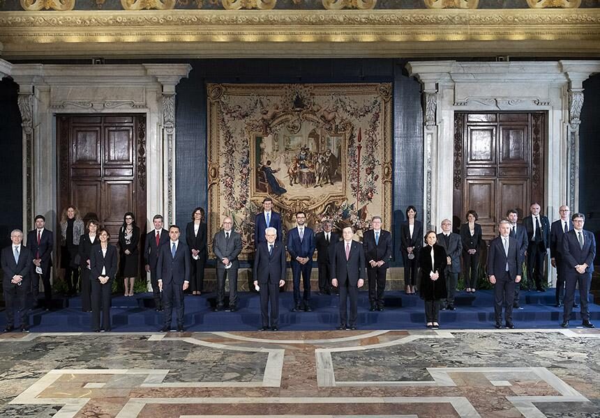 Governo Draghi, Ministri, Vice, Sottosegretari e Staff.