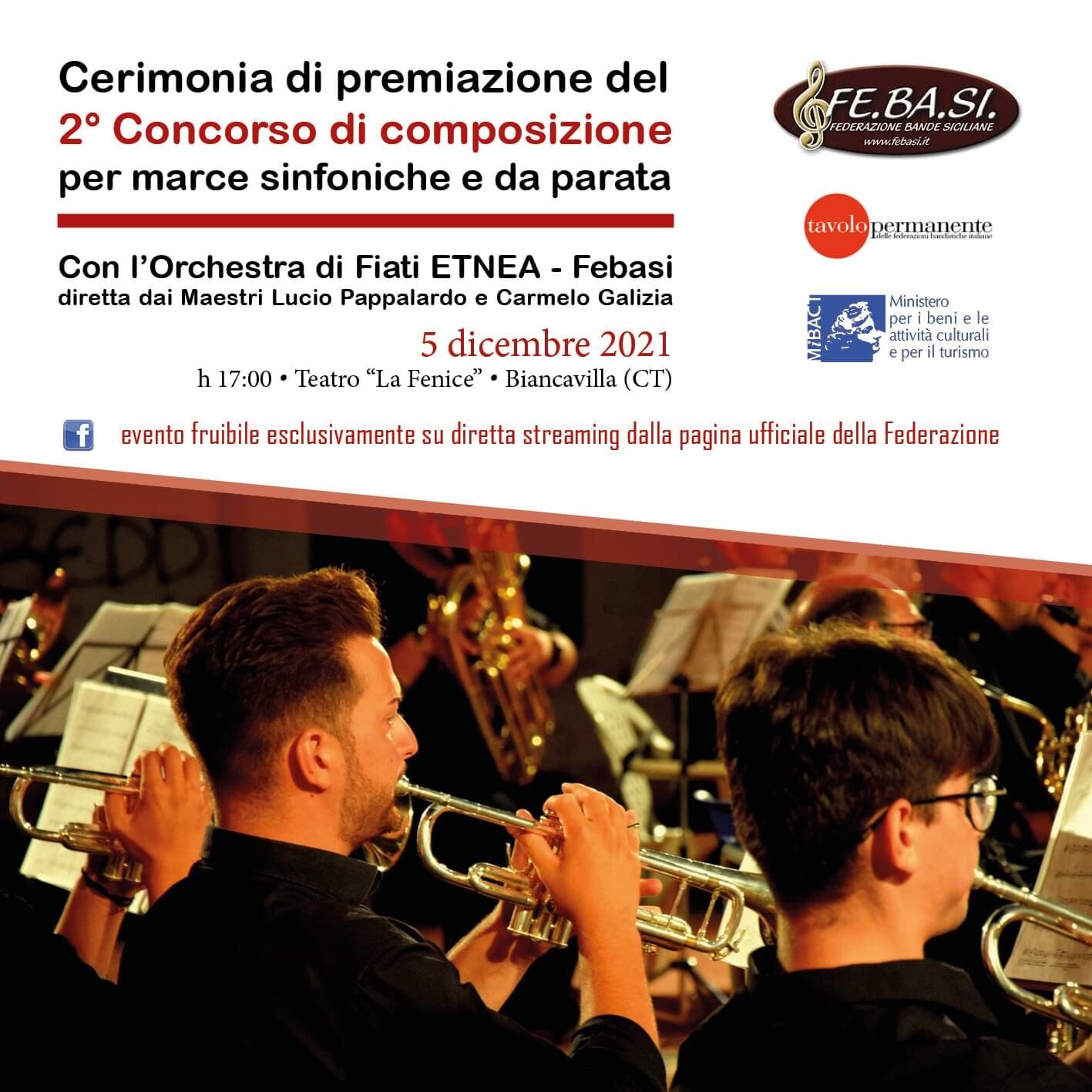 CONCORSO DI COMPOSIZIONE DI MARCE SINFONICHE E DA PARATA