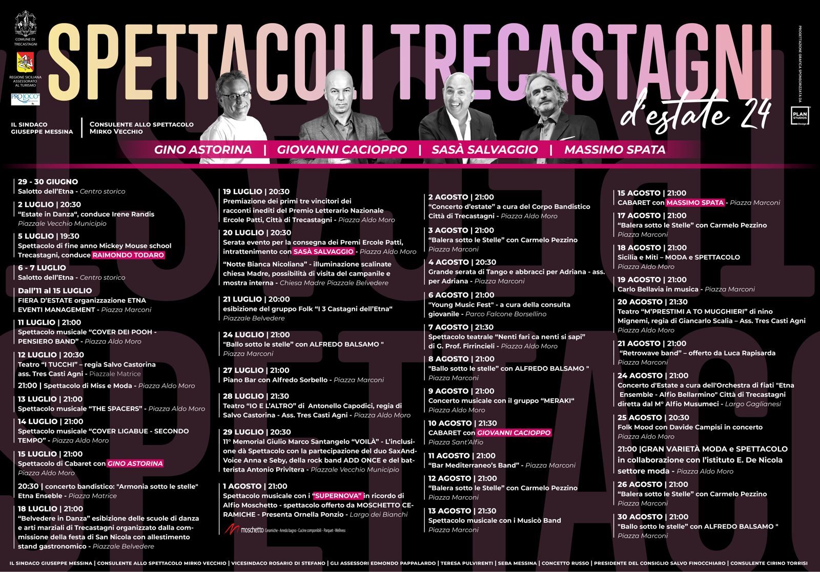 Spettacoli Trecastagni Estate 2024