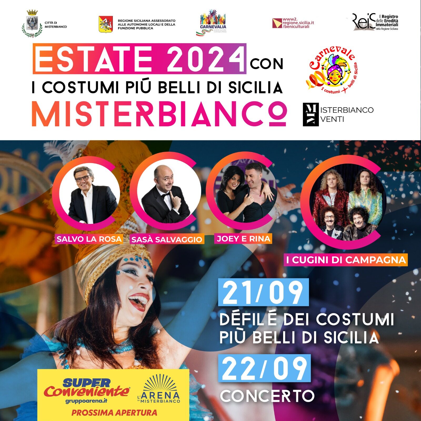 Il Carnevale Estivo di Misterbianco: Due Giorni di Musica, Spettacolo e Tradizione