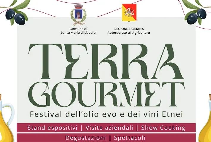 Santa Maria di Licodia ospita “Terra Gourmet”: il Festival dell’olio evo e dei vini Etnei