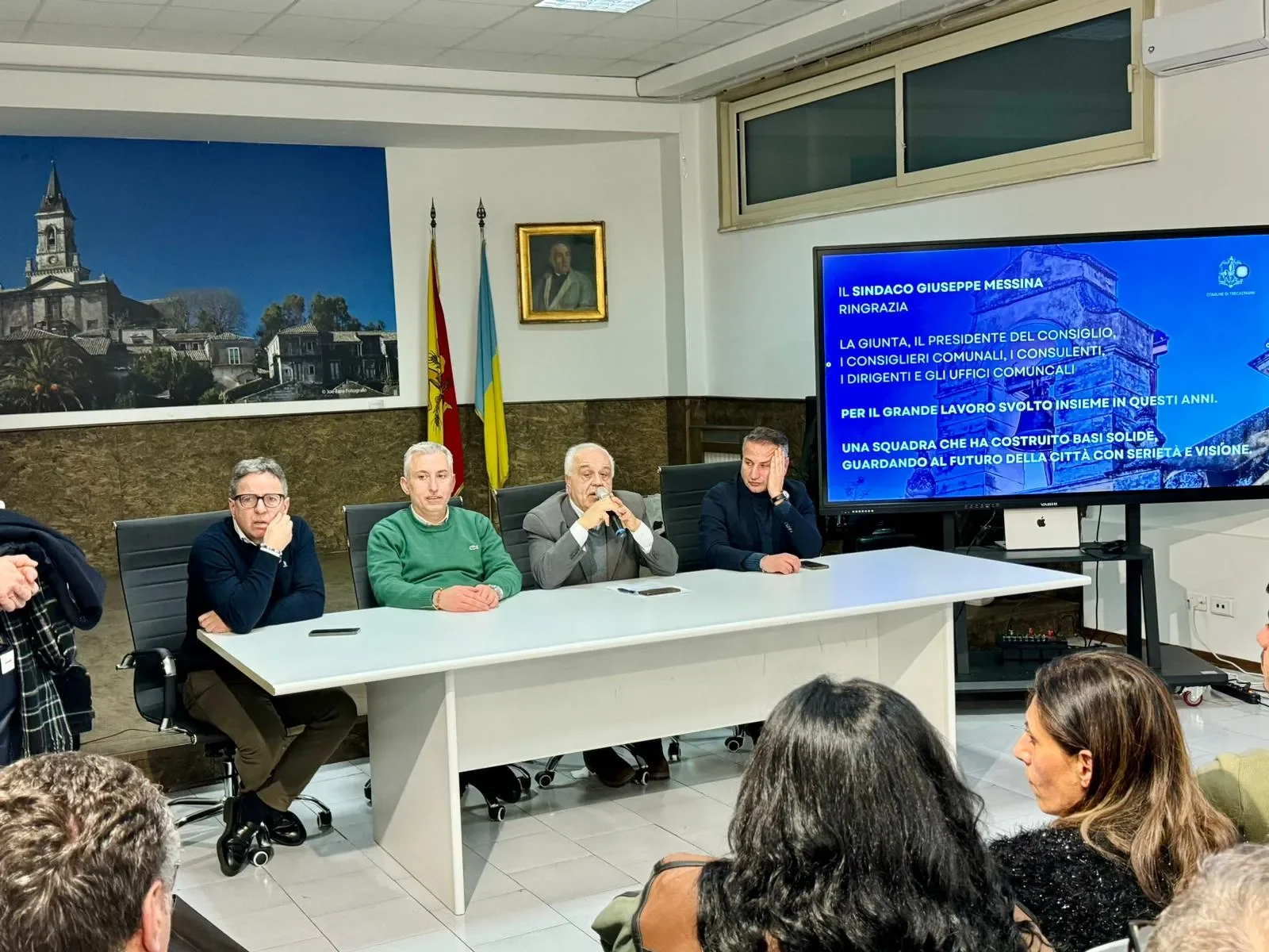 Trecastagni: il Sindaco Giuseppe Messina presenta i risultati dell’azione amministrativa