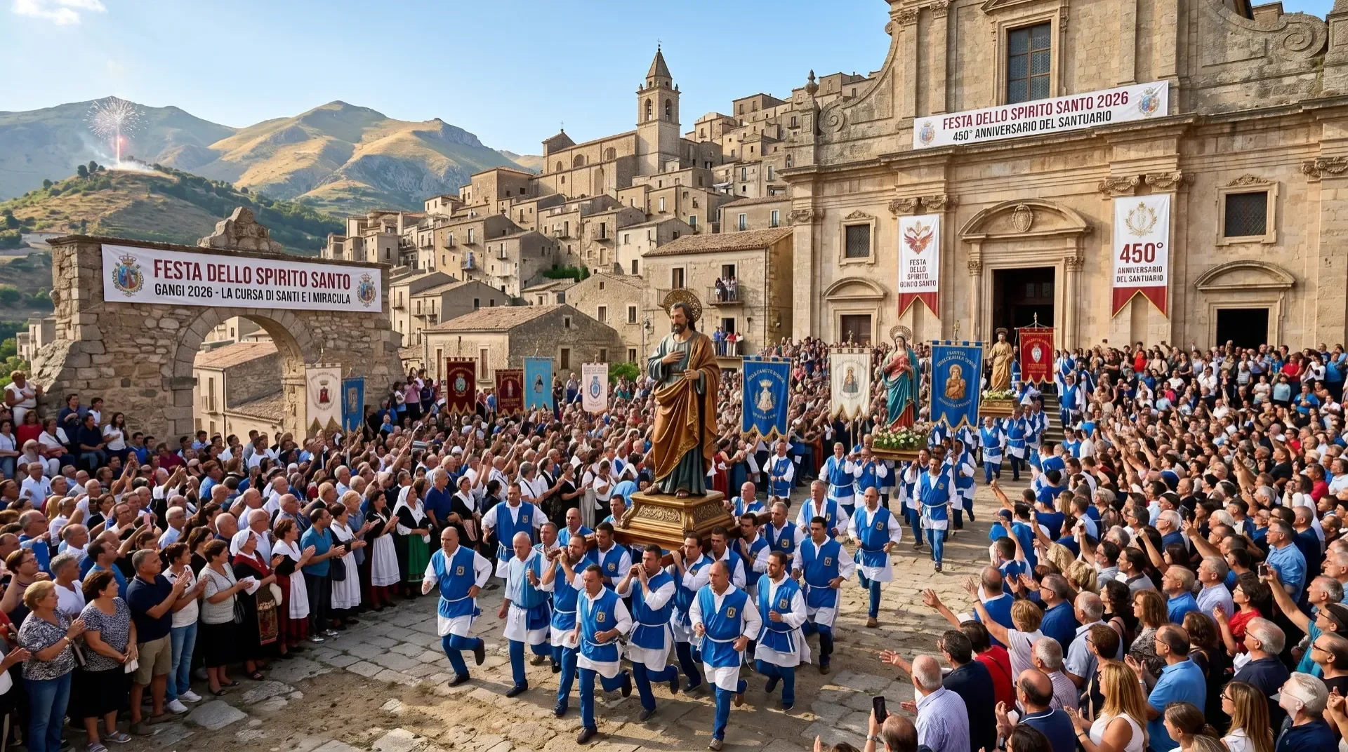 Gangi si prepara alla storica processione dello Spirito
